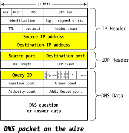 regular DNS packet