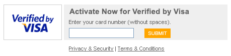 Verified by Visa: Shameful!