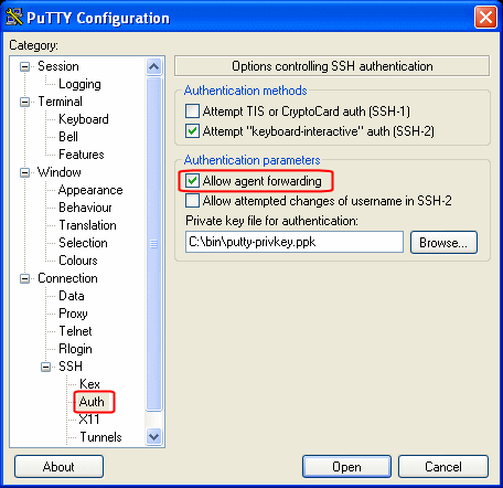 Enable Forwarding