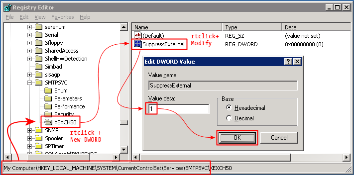 Updating registry